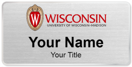 Custom name badges for University of Wisconsin