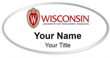 Custom name badges for University of Wisconsin