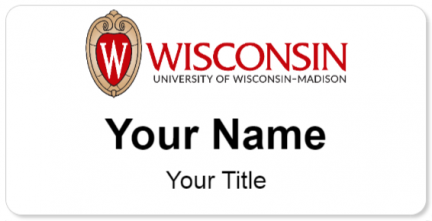 Custom name badges for University of Wisconsin