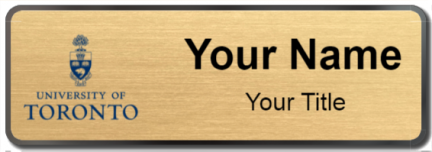 Custom name badges for University of Toronto