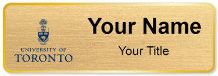 Custom name badges for University of Toronto