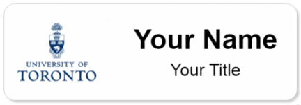 Custom name badges for University of Toronto