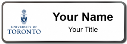 Custom name badges for University of Toronto