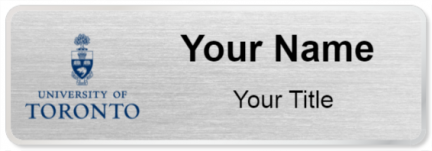 Custom name badges for University of Toronto