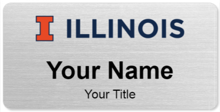 Custom name badges for University of Illinois