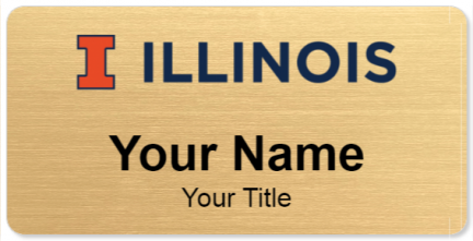 Custom name badges for University of Illinois