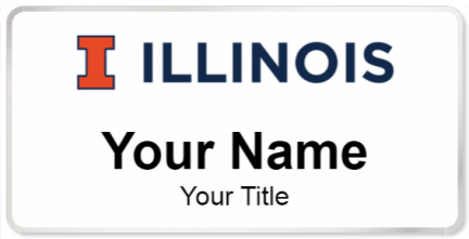Custom name badges for University of Illinois