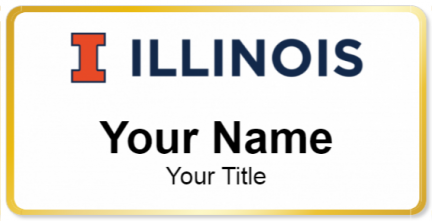 Custom name badges for University of Illinois