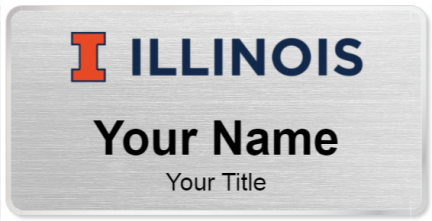 Custom name badges for University of Illinois