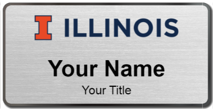 Custom name badges for University of Illinois