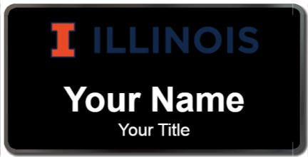 Custom name badges for University of Illinois