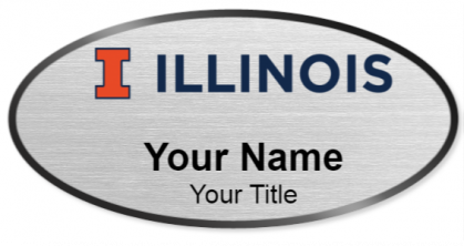 Custom name badges for University of Illinois
