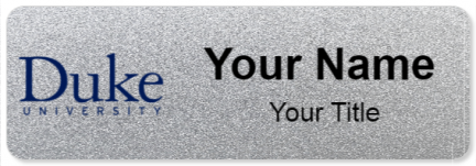 Custom name badges for Duke University