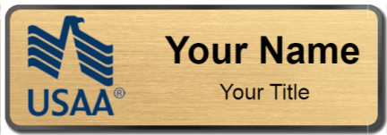 Custom name badges for USAA