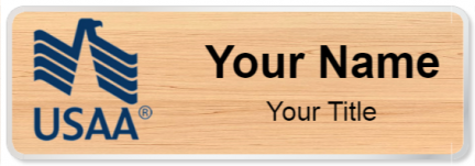 Custom name badges for USAA