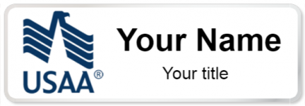 Custom name badges for USAA