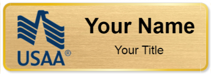 Custom name badges for USAA