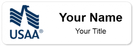 Custom name badges for USAA