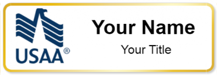 Custom name badges for USAA