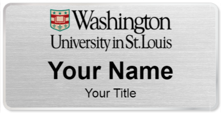Custom name badges for Washington University in St Louis