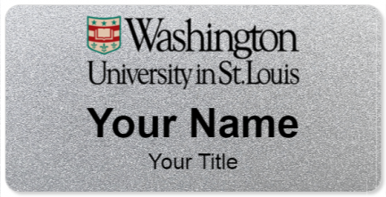 Custom name badges for Washington University in St Louis