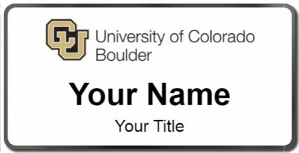 University of Colorado at Boulder Template Image