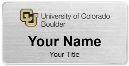 University of Colorado at Boulder Template Image