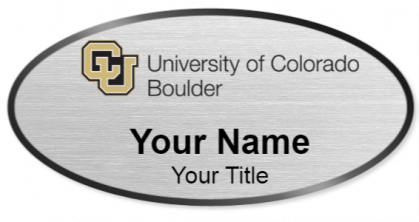 Custom name badges for University of Colorado at Boulder