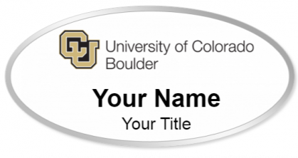 Custom name badges for University of Colorado at Boulder