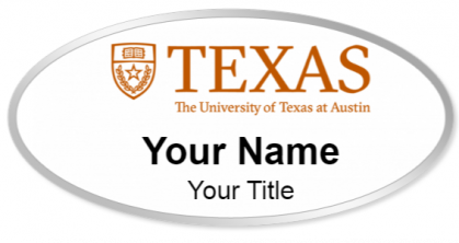 Custom name badges for The University of Texas at Austin