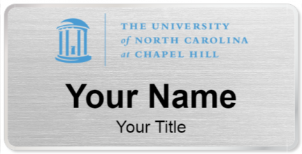 Custom name badges for University of North Carolina at Chapel Hill