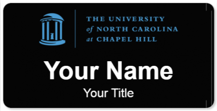 Custom name badges for University of North Carolina at Chapel Hill