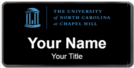 Custom name badges for University of North Carolina at Chapel Hill