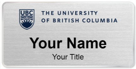 University of British Columbia Template Image