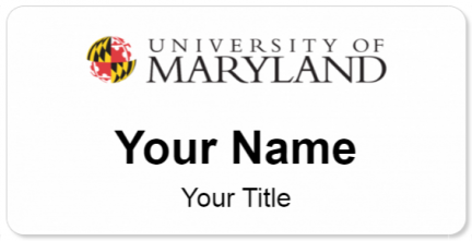 University of Maryland Template Image