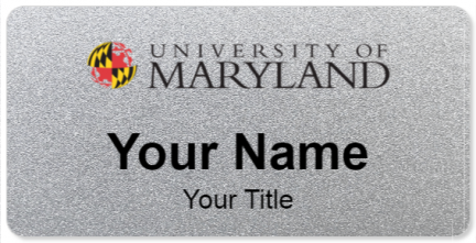 Custom name badges for University of Maryland