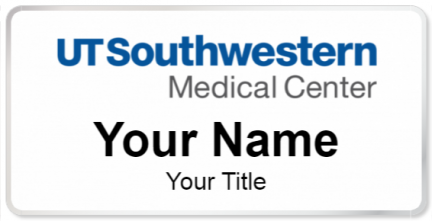 Custom name badges for University of Texas Southwestern Medical Center