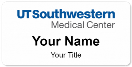 Custom name badges for University of Texas Southwestern Medical Center