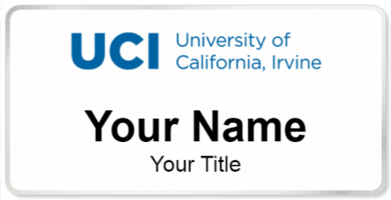 Custom name badges for University of California  Irvine