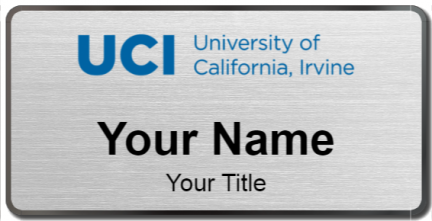 Custom name badges for University of California  Irvine
