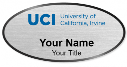 Custom name badges for University of California Irvine