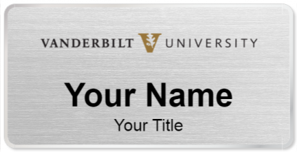 Custom name badges for Vanderbilt University