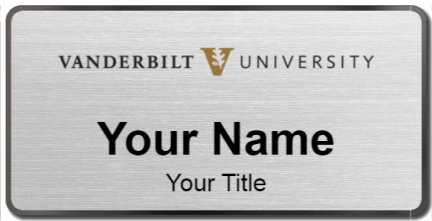 Custom name badges for Vanderbilt University
