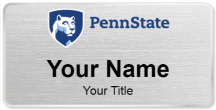 Custom name badges for Penn State