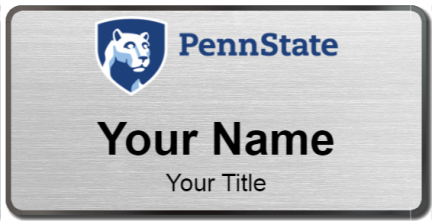 Custom name badges for Penn State