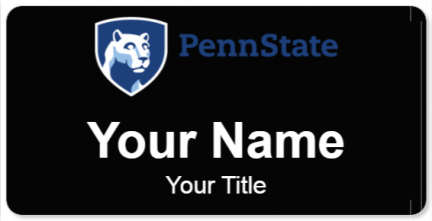 Custom name badges for Penn State