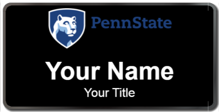 Custom name badges for Penn State