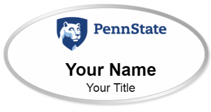 Custom name badges for Penn State