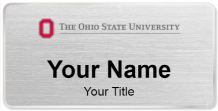 Custom name badges for The Ohio State University
