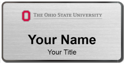 Custom name badges for The Ohio State University